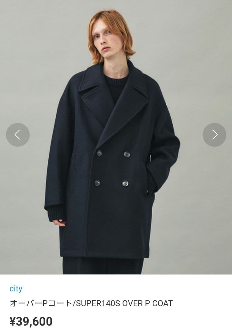 CITY ¥39,600 SUPER140S OVER P COAT