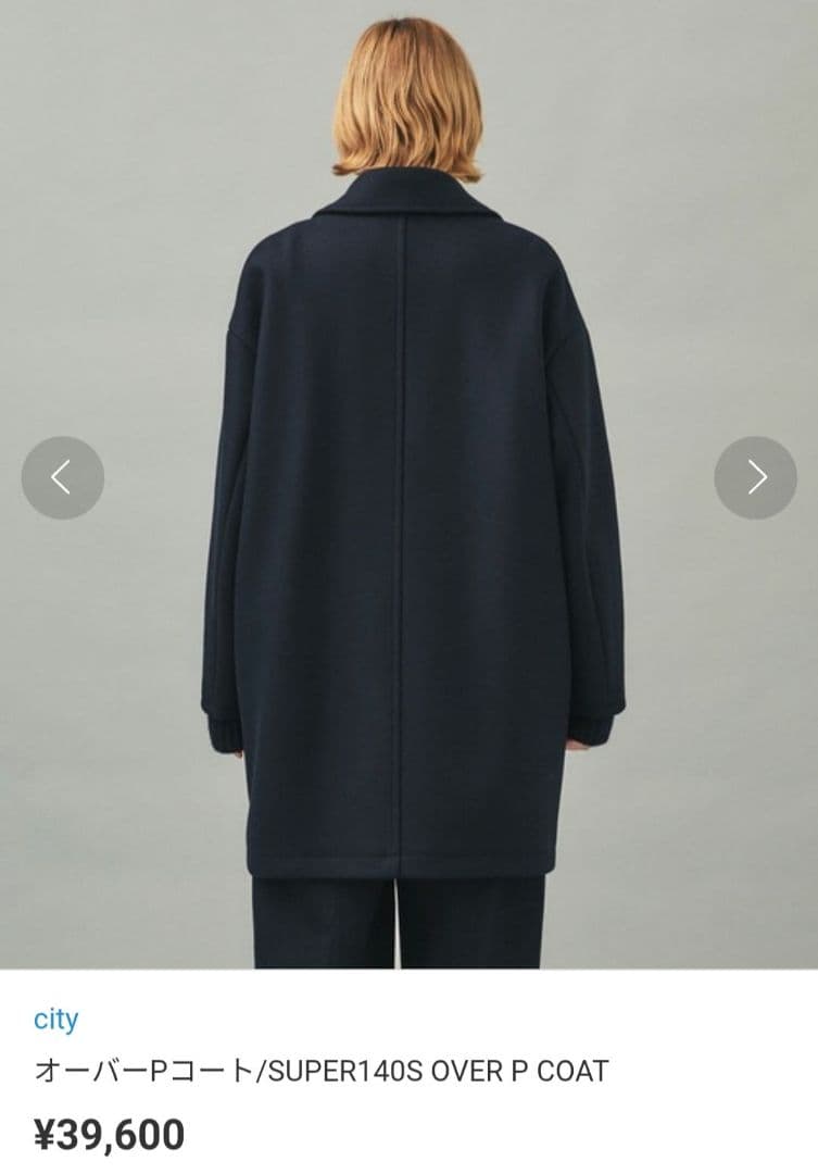 CITY ¥39,600 SUPER140S OVER P COAT