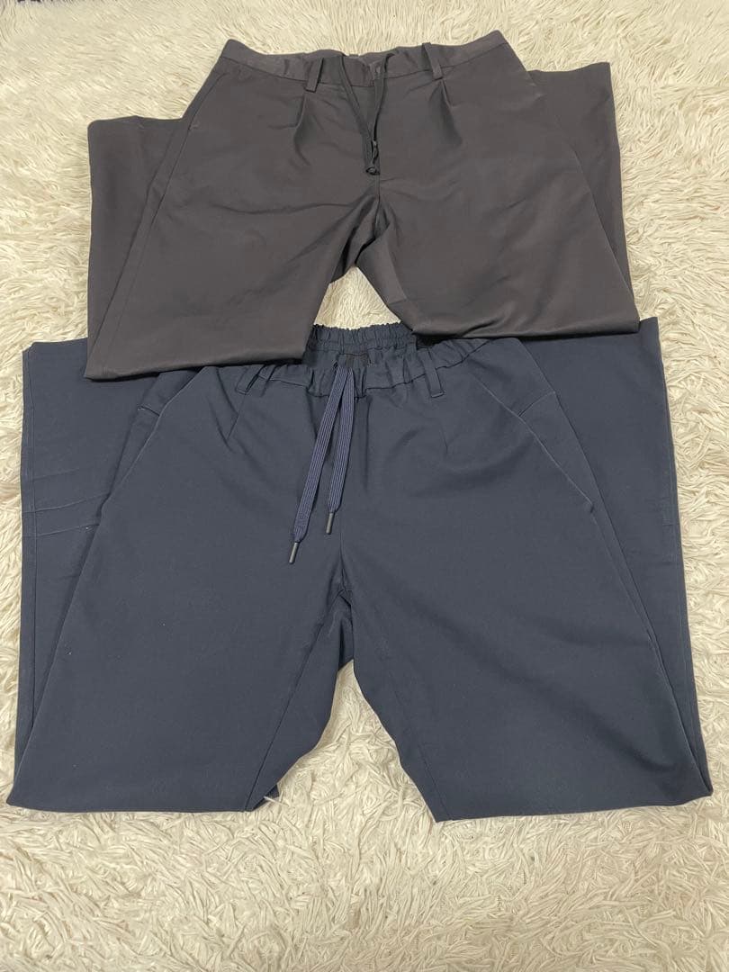 1LDK イージースラックス 黒 テアトラ ウォレットパンツ 紺 パンツ2本