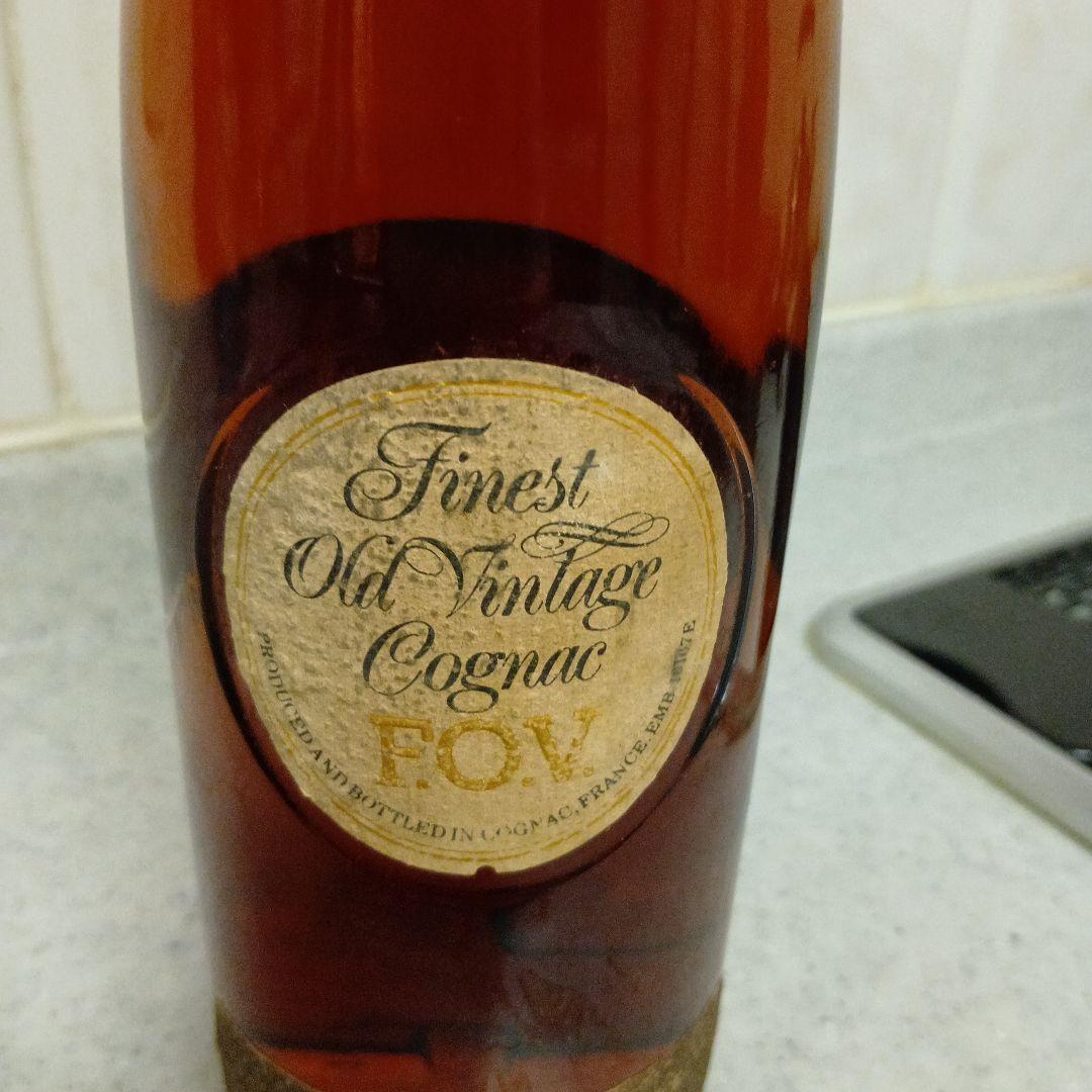 F.O.V finest old vintage cognac ブランデー
