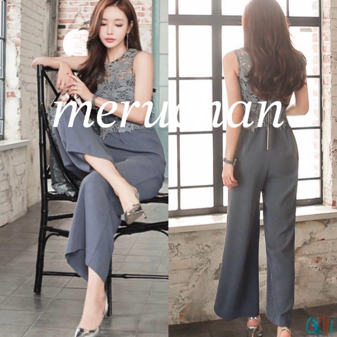 【美品】コーデ売り♡ドッキング ノースリーブオールインワン＆サマーカーディガン