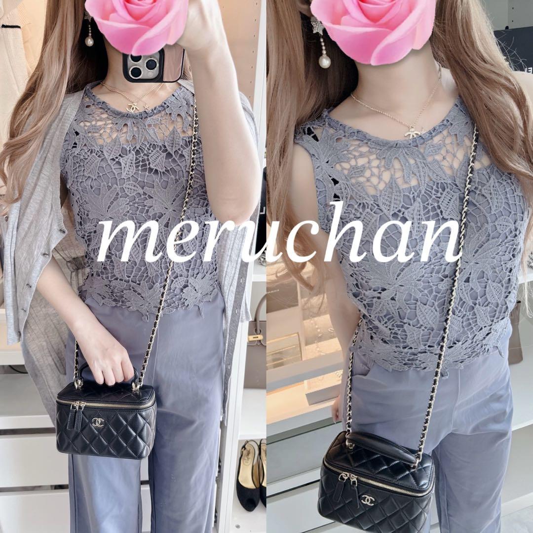 【美品】コーデ売り♡ドッキング ノースリーブオールインワン＆サマーカーディガン