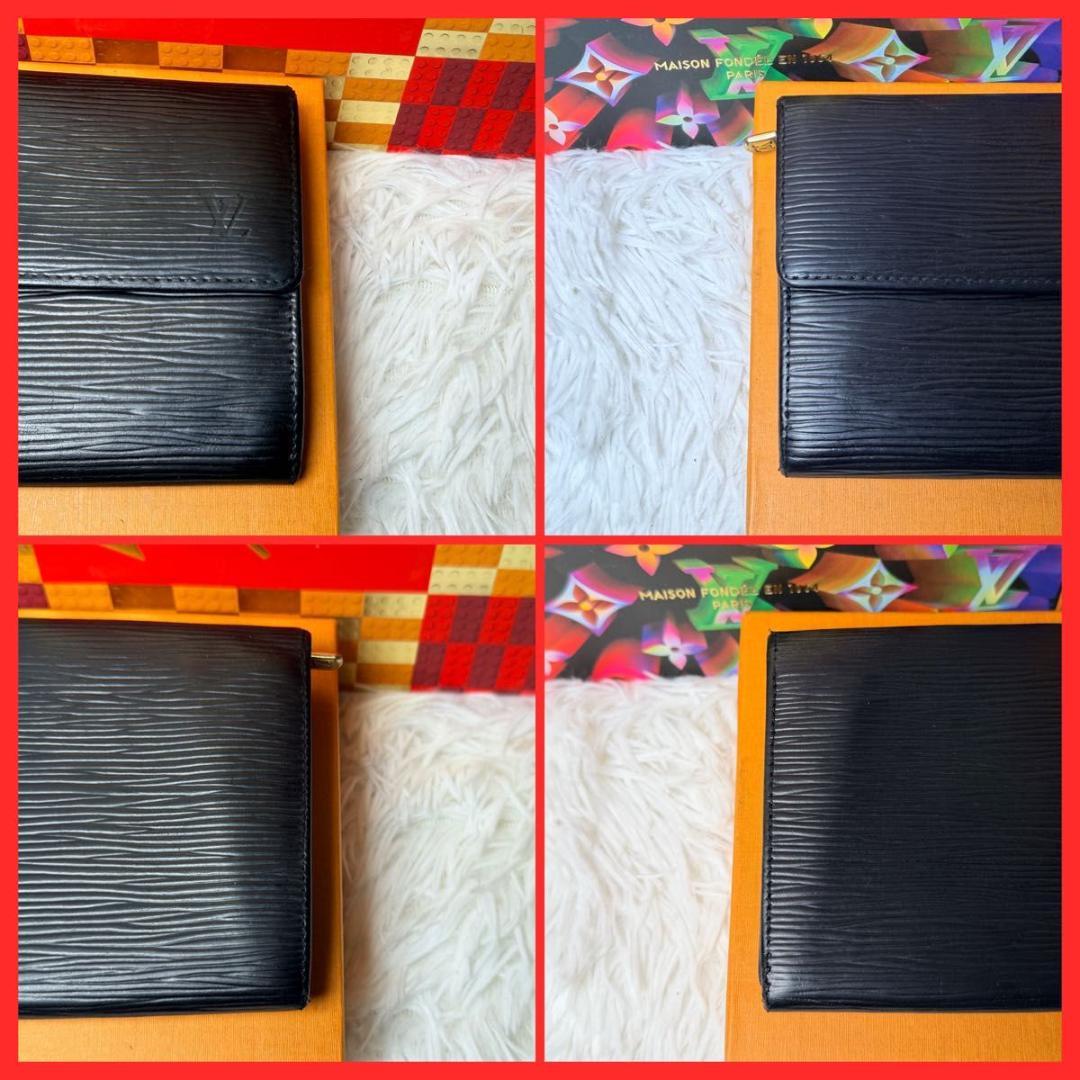 【セール中！】ルイヴィトン エピ ポルトフォイユサラ 長財布 ブラック ノワール