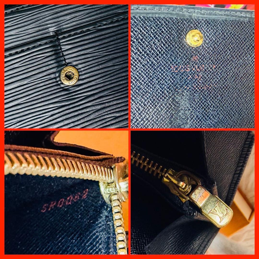 【セール中！】ルイヴィトン エピ ポルトフォイユサラ 長財布 ブラック ノワール