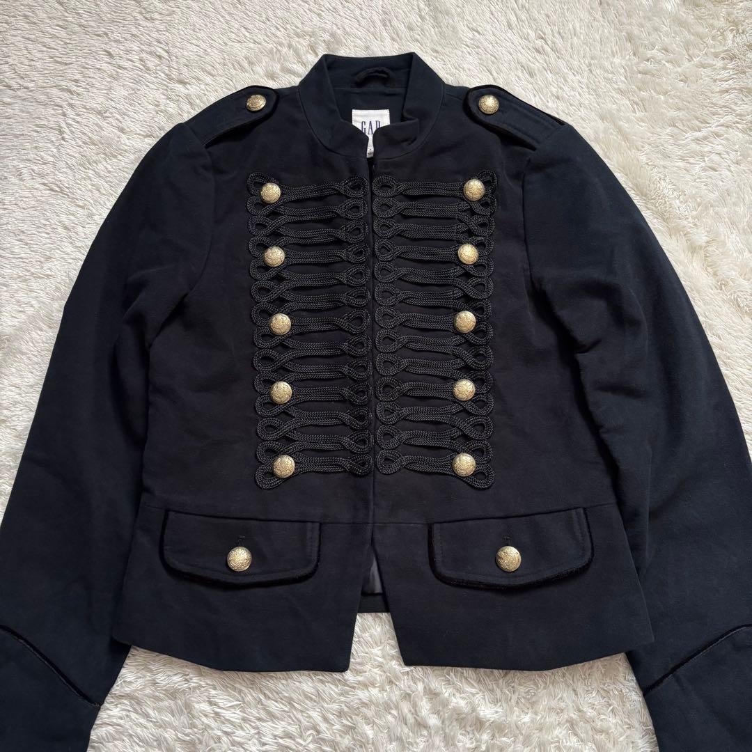 希少✨GAP ギャップ ナポレオンジャケット ショート丈 金ボタン エポレット