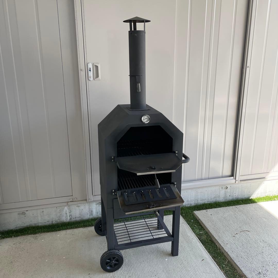 ピザ窯　持ち運びOK　アウトドア　ステーキ　バーベキュー