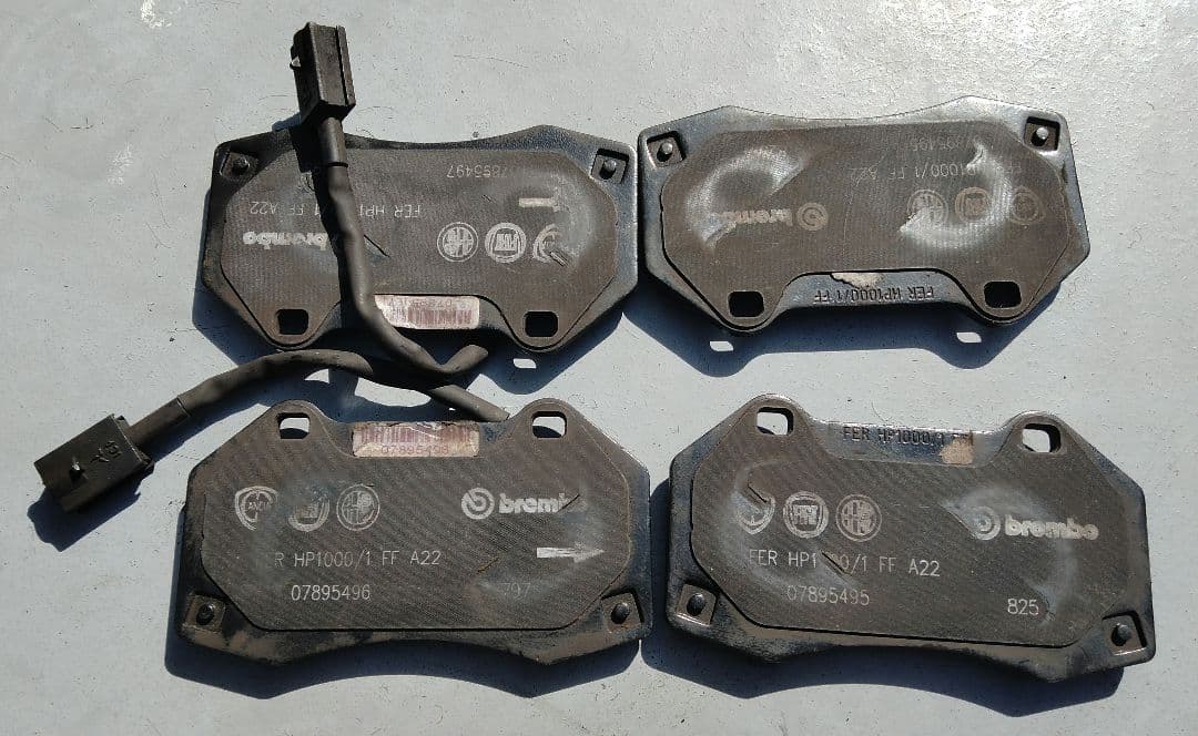 アバルト695 コンペ 純正フロントブレーキローター&パッド(ブレンボ対応)