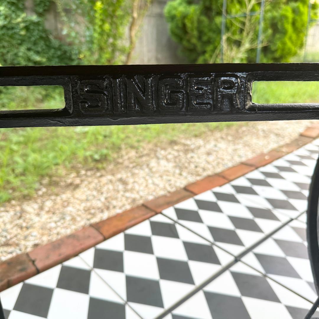 SINGER アンティークミシンテーブル 引き出し付き