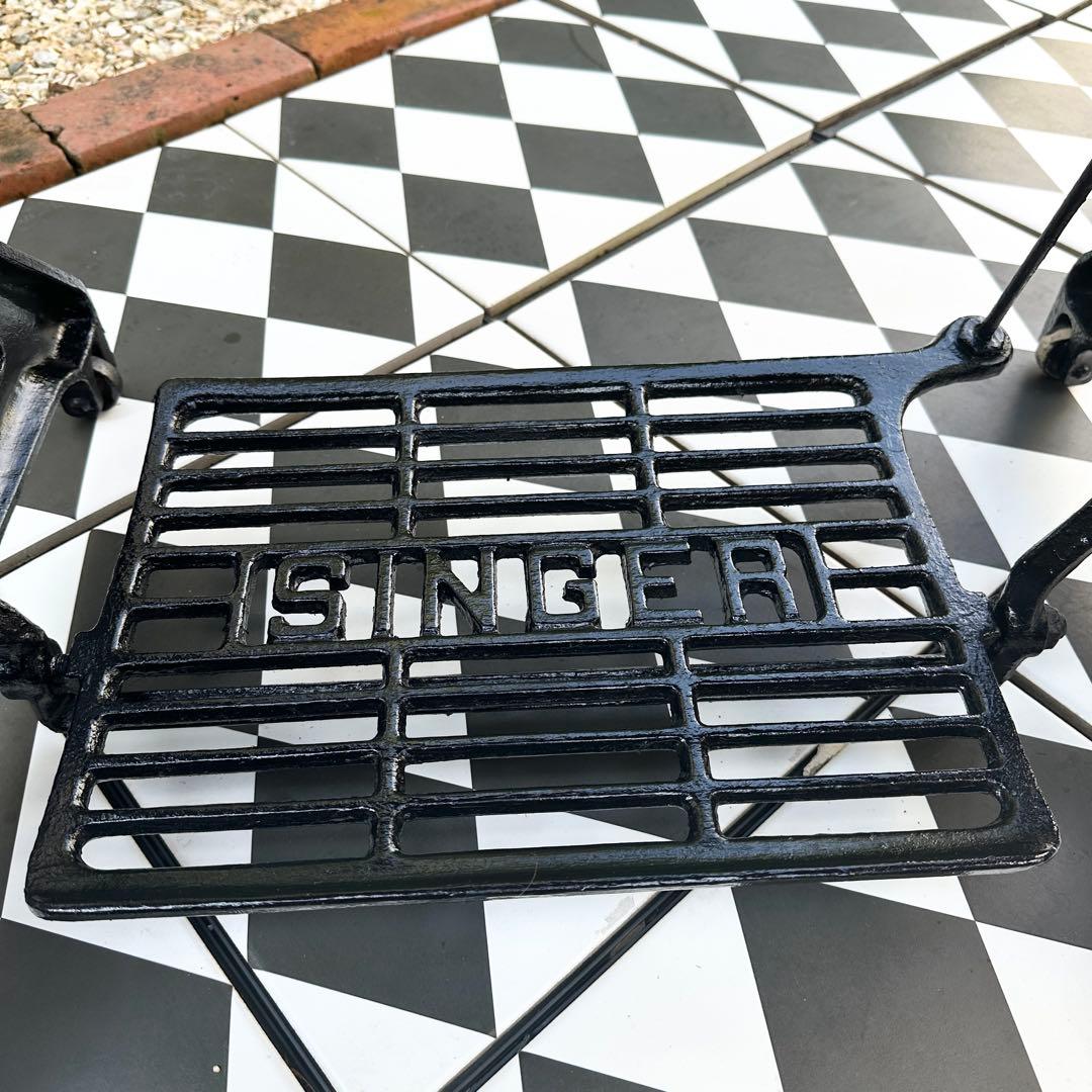 SINGER アンティークミシンテーブル 引き出し付き