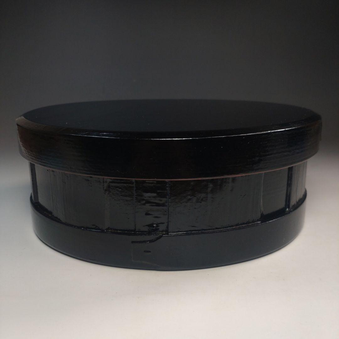 イ229 食籠『漆古堂造　内朱漆桶形食籠』『表千家　久田宗也　極箱　花押』茶道具