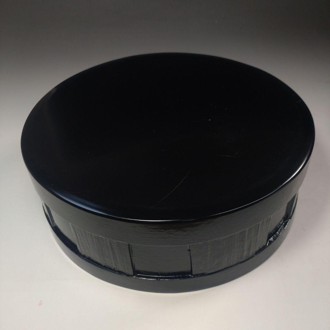 イ229 食籠『漆古堂造　内朱漆桶形食籠』『表千家　久田宗也　極箱　花押』茶道具