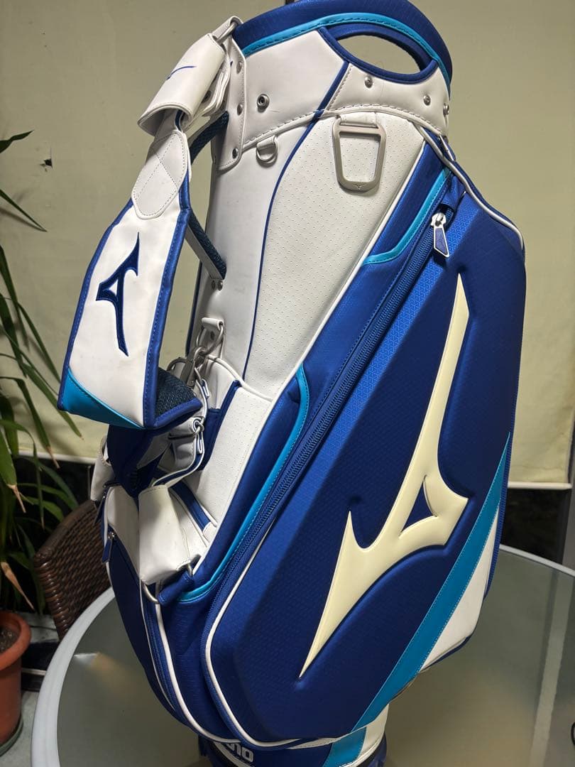 Mizuno プロモデルツアーキャディバッグ 青/白