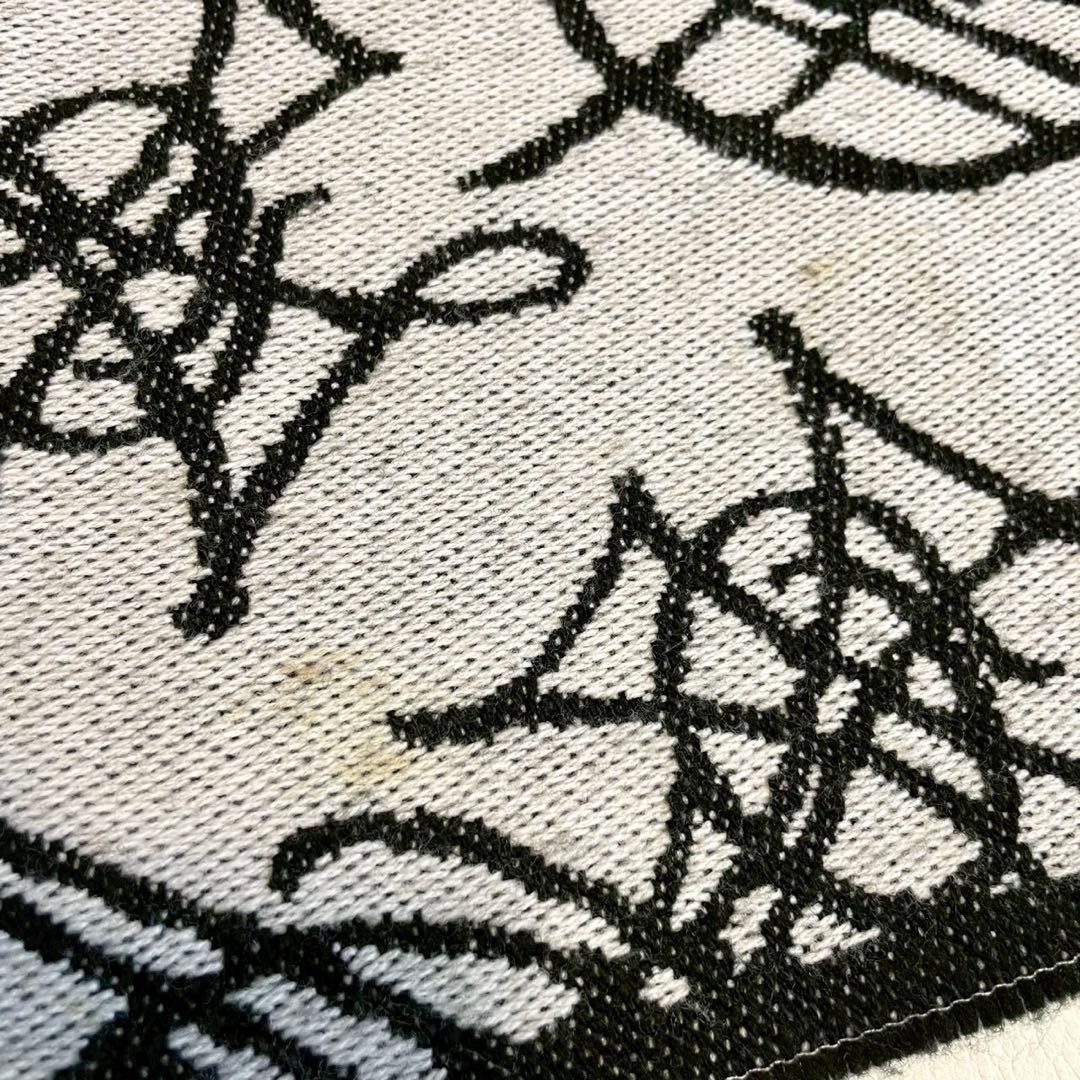 激レア【ヴィヴィアンウエストウッド】マフラー リバーシブル オーブ 白 黒