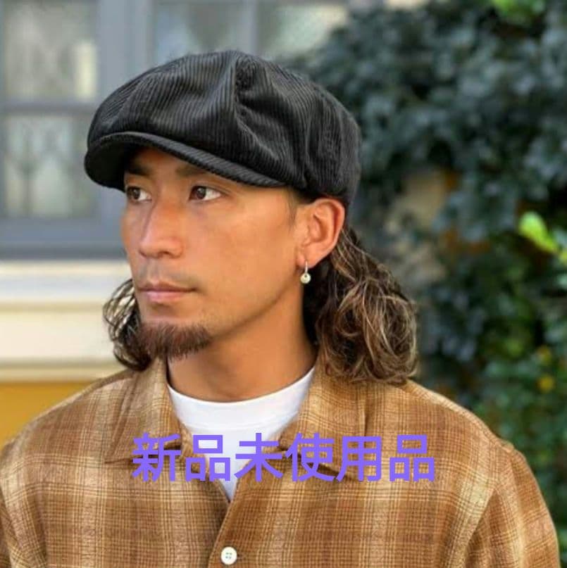 SD コーデュロイニュースボーイキャップ　Mサイズ