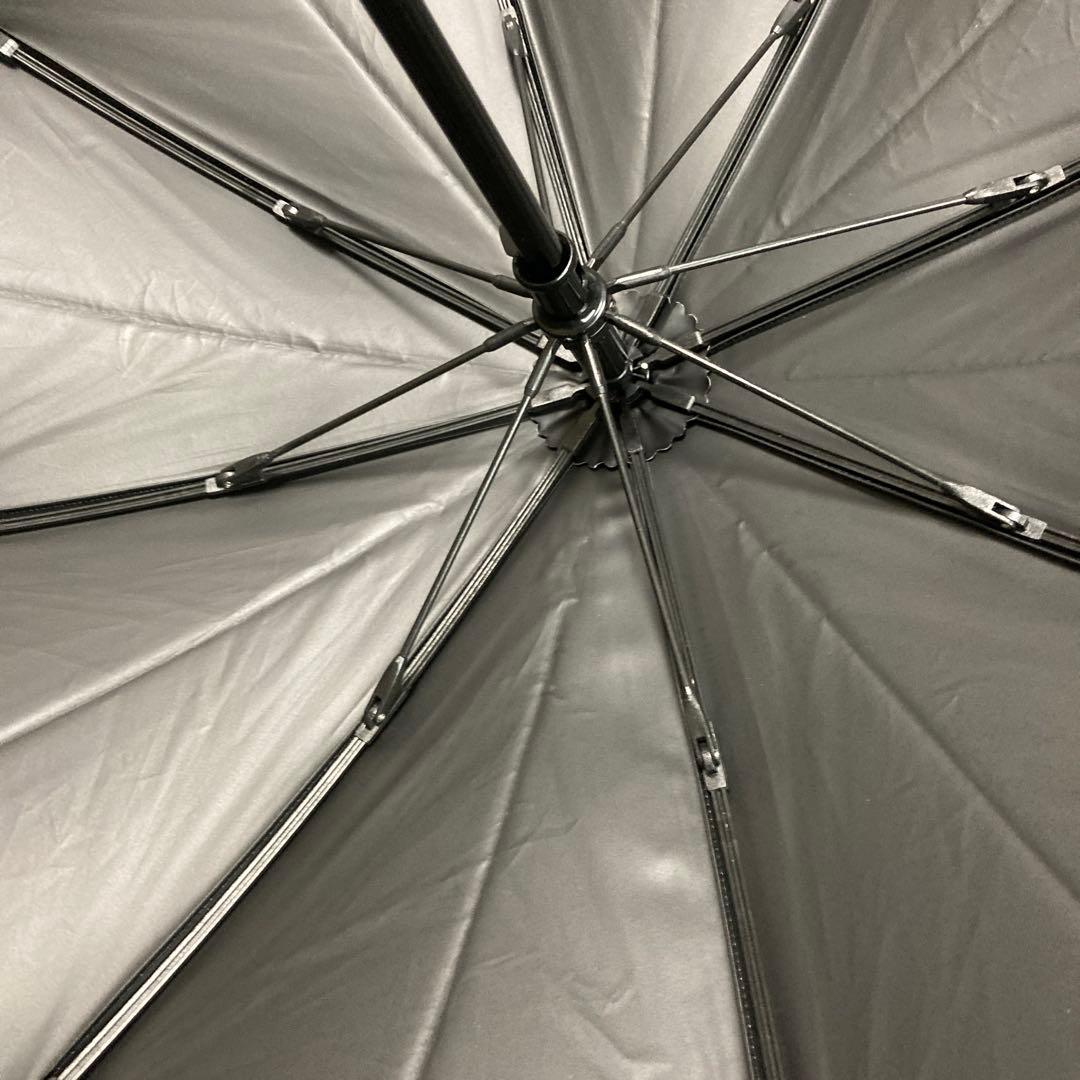 サンバリヤ100 折りたたみ日傘　　2段折り/無地　　色　ピンク　木曲がり手元