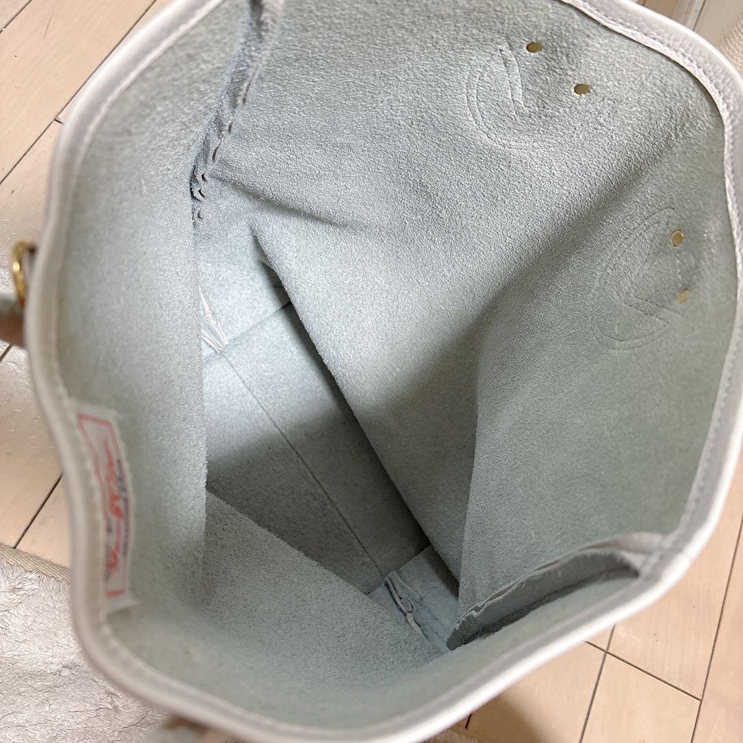 バッグ EMBOSSED LEATHER HAVERSACK M