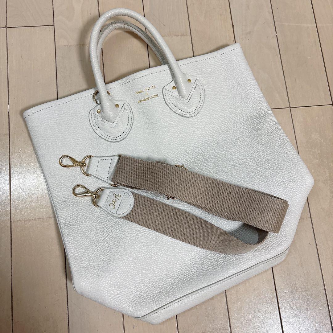 バッグ EMBOSSED LEATHER HAVERSACK M