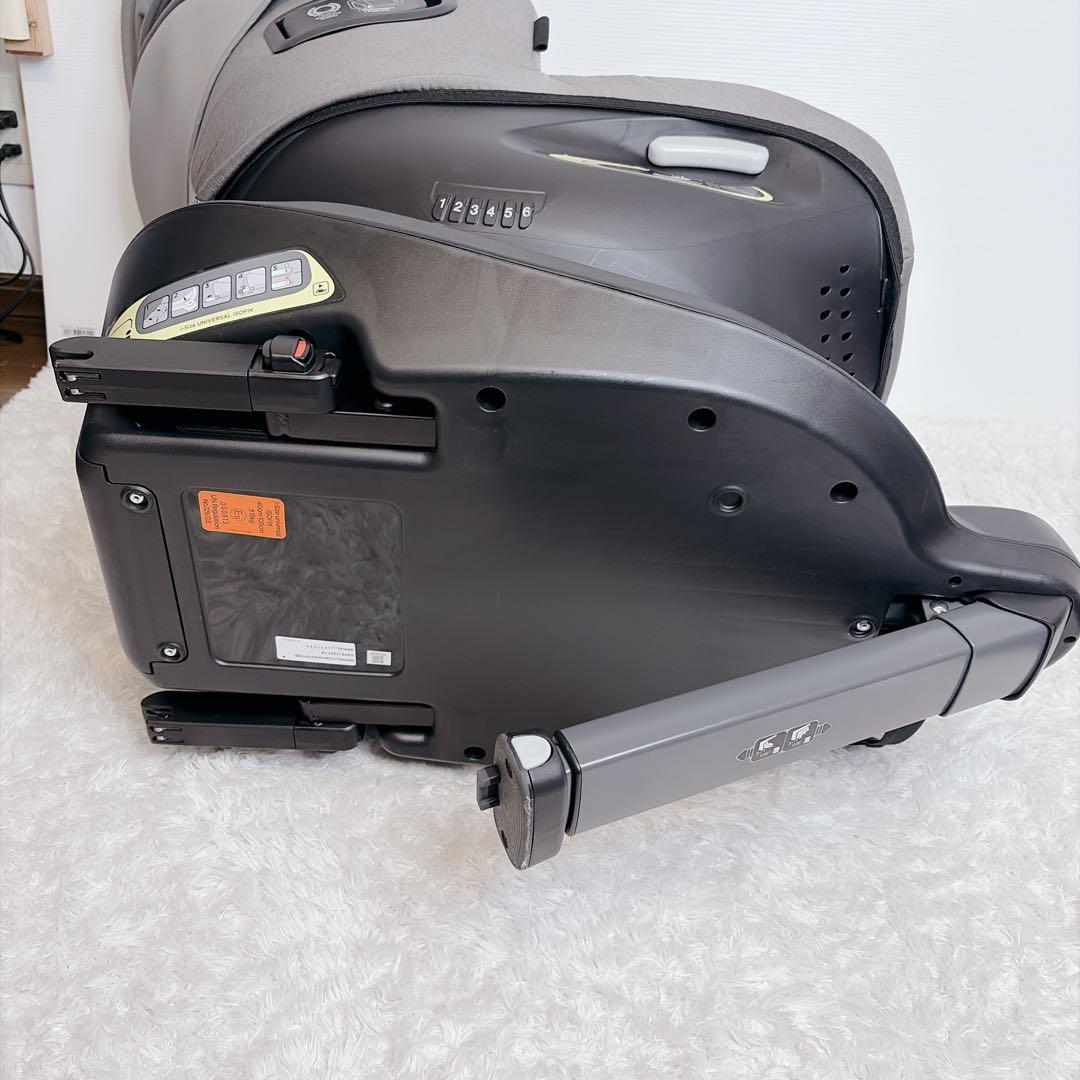 美品【Joie】チャイルドシート アイ・アーク360°キャノピー付／グレー