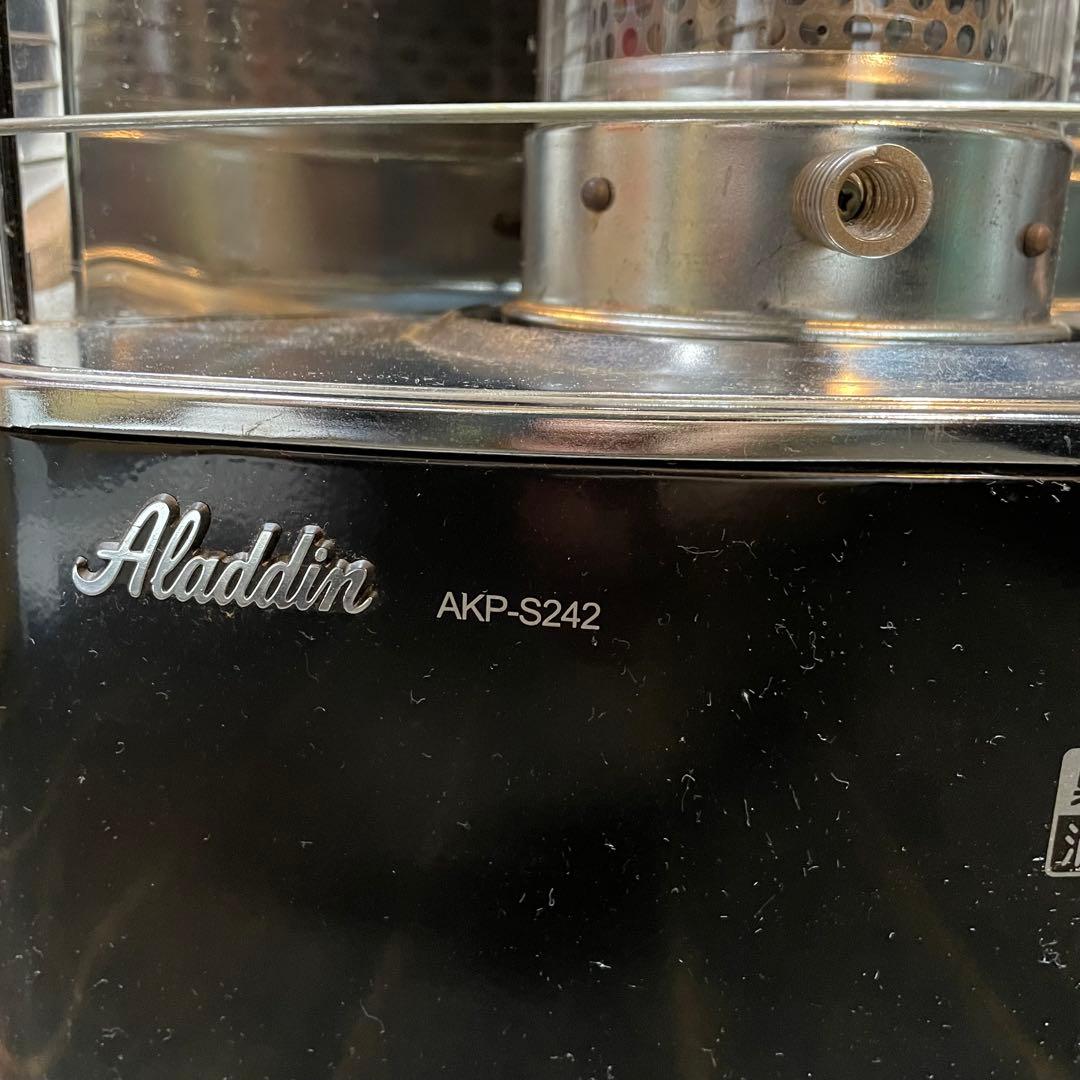 着火確認済み　Aladdin アラジン　AKP-S242 ブラックストーブ