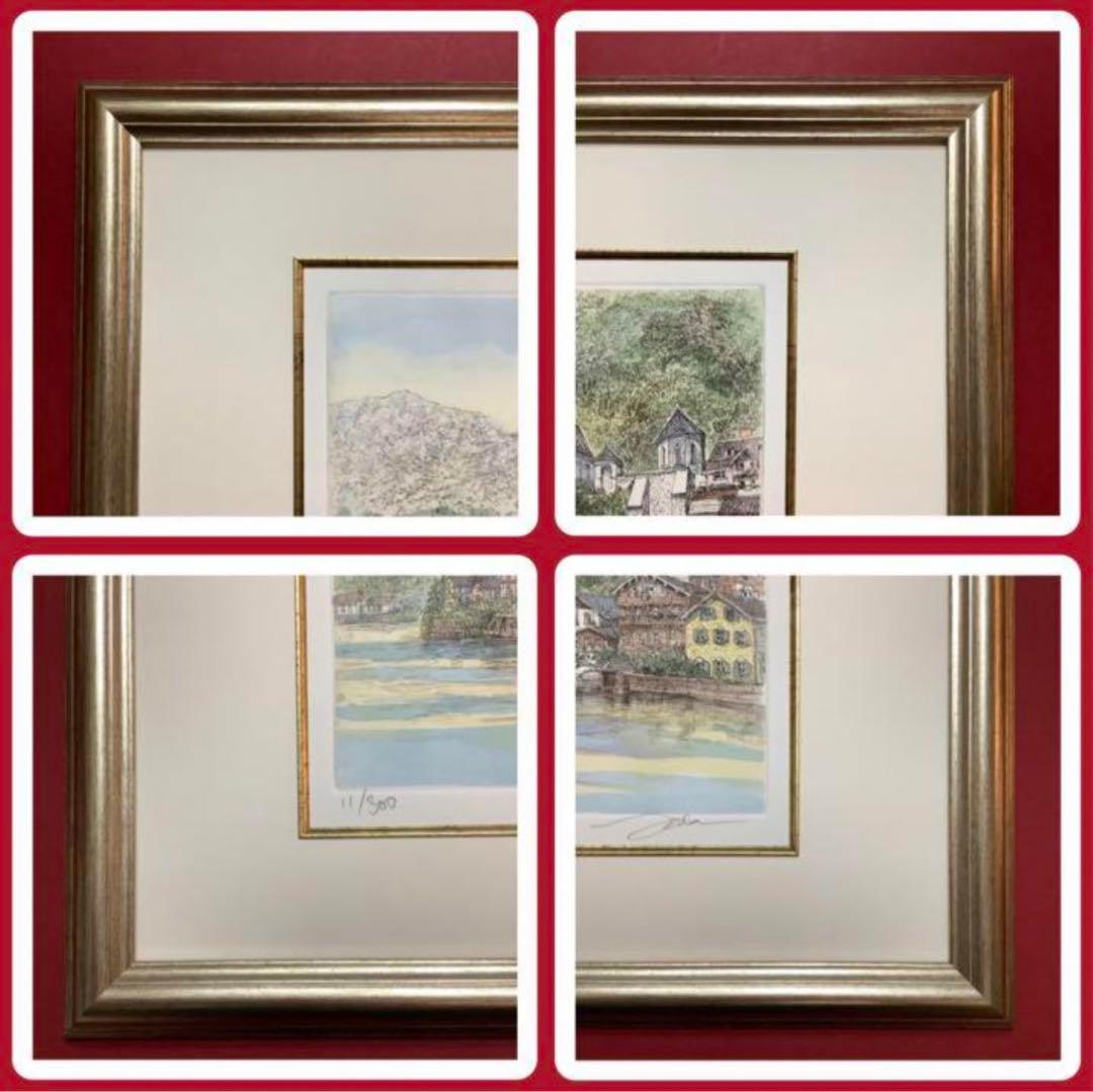 絵画・額縁・版画・織田 義郎・新品未使用・ハルシュタットⅢ・美術品・インテリア