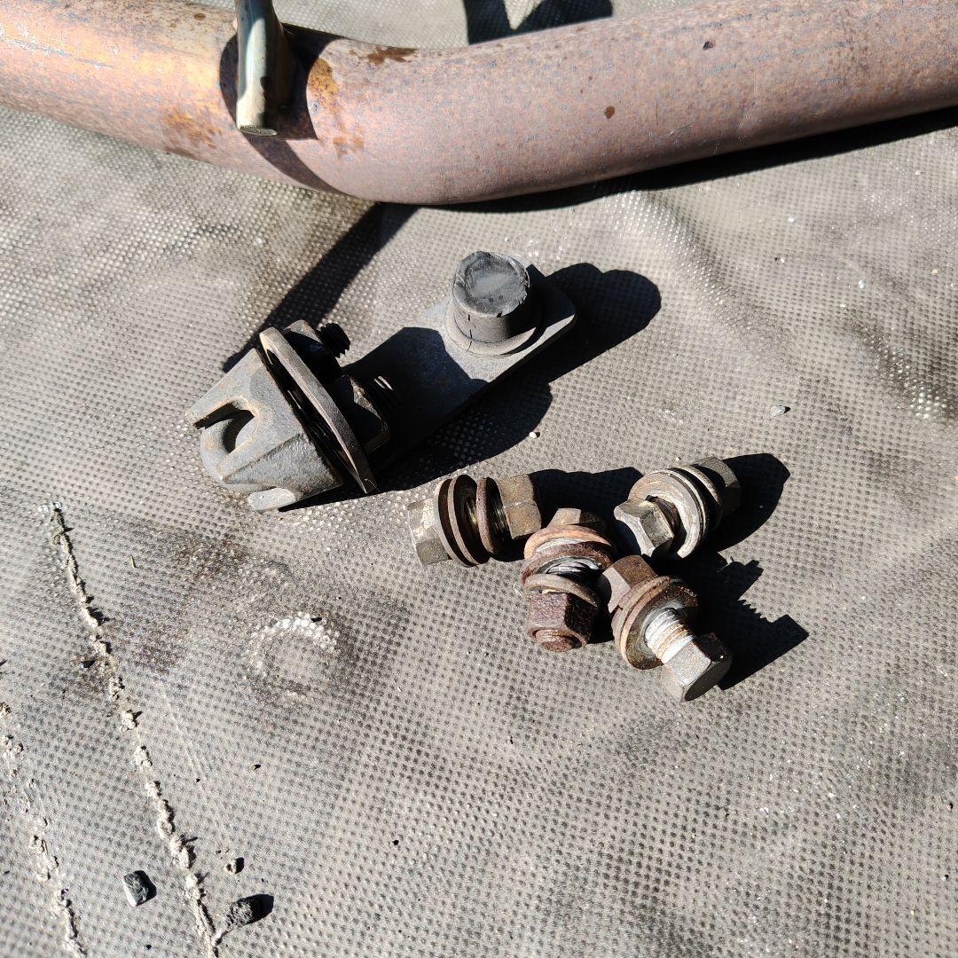 LA100S　ムーブカスタム　ターボ用　HKSセンター出しマフラー