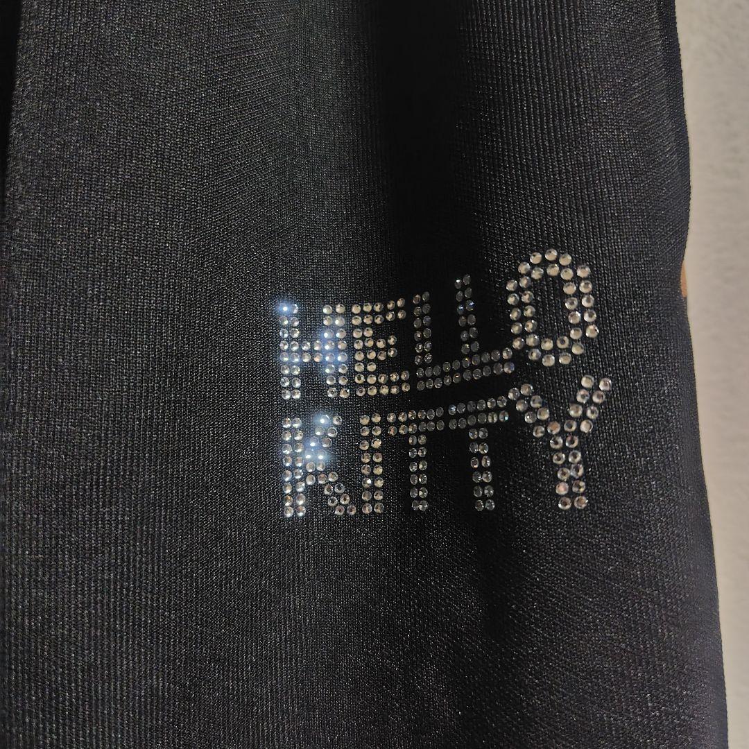 美品 ハローキティ　ジャージ上下セット　キラキラ黒　Lサイズ　サンリオ