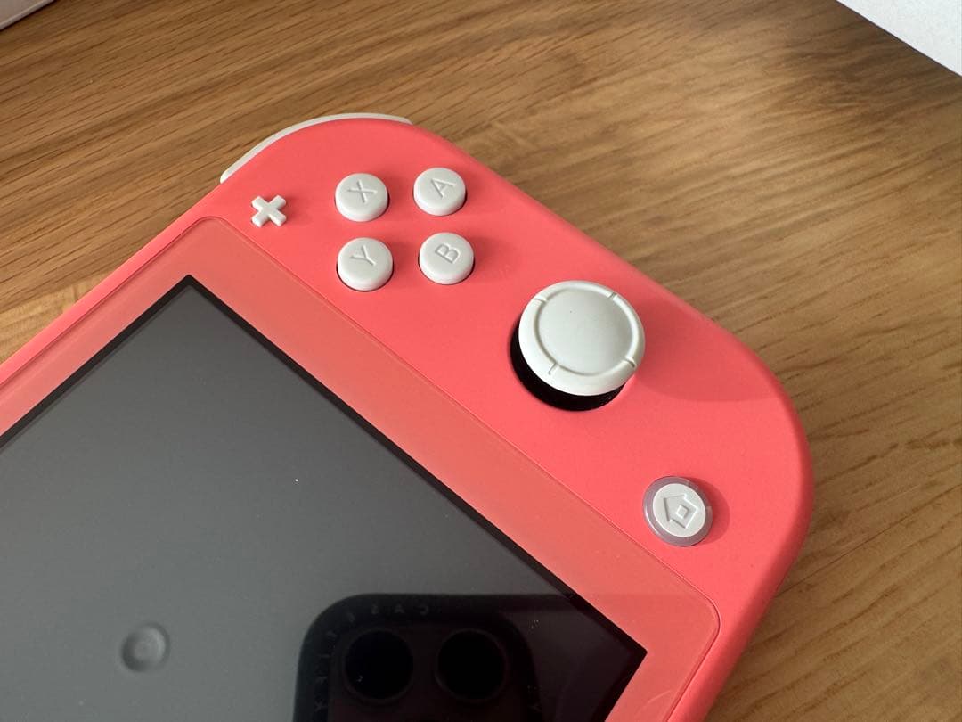 Nintendo Switch Lite ピンク ライトコーラル　箱　充電器付き