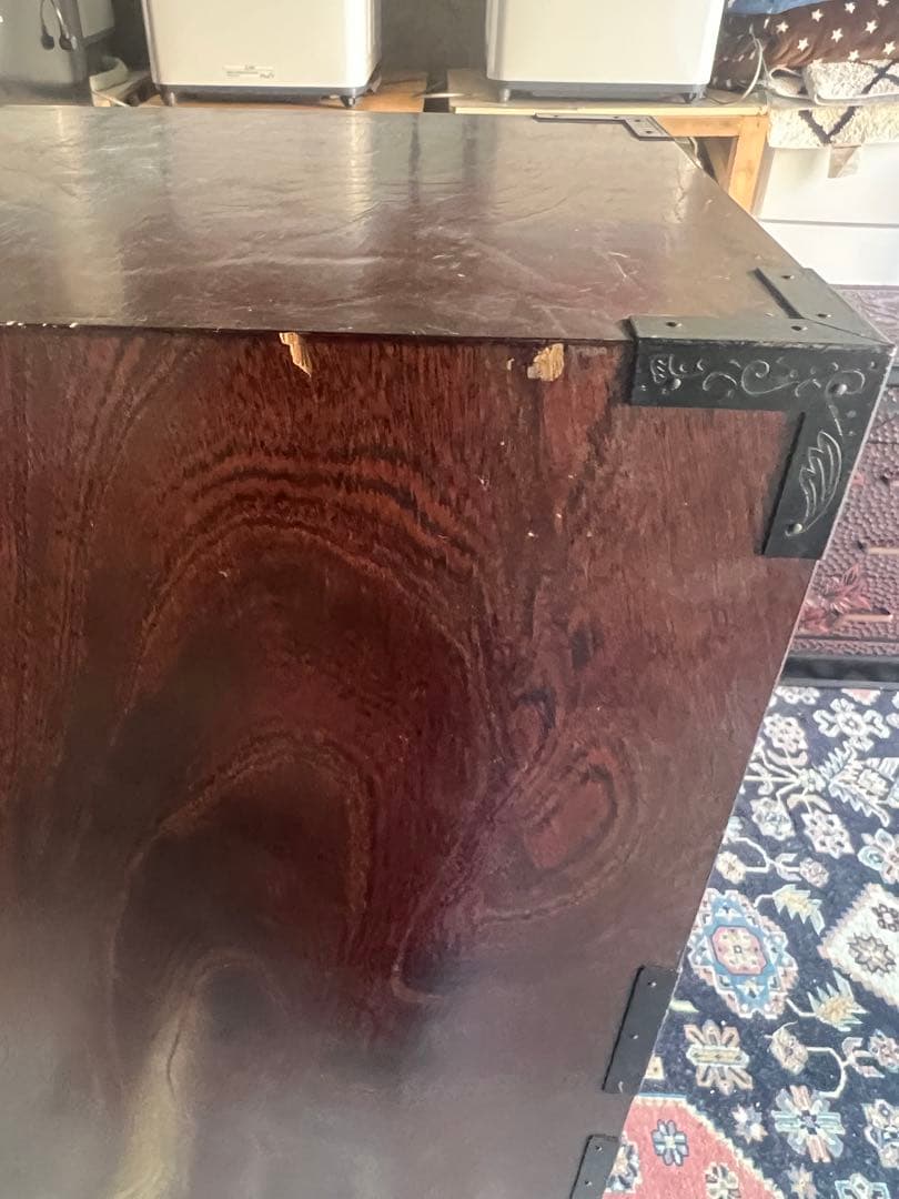 階段タンス　飾り棚 桐箪笥