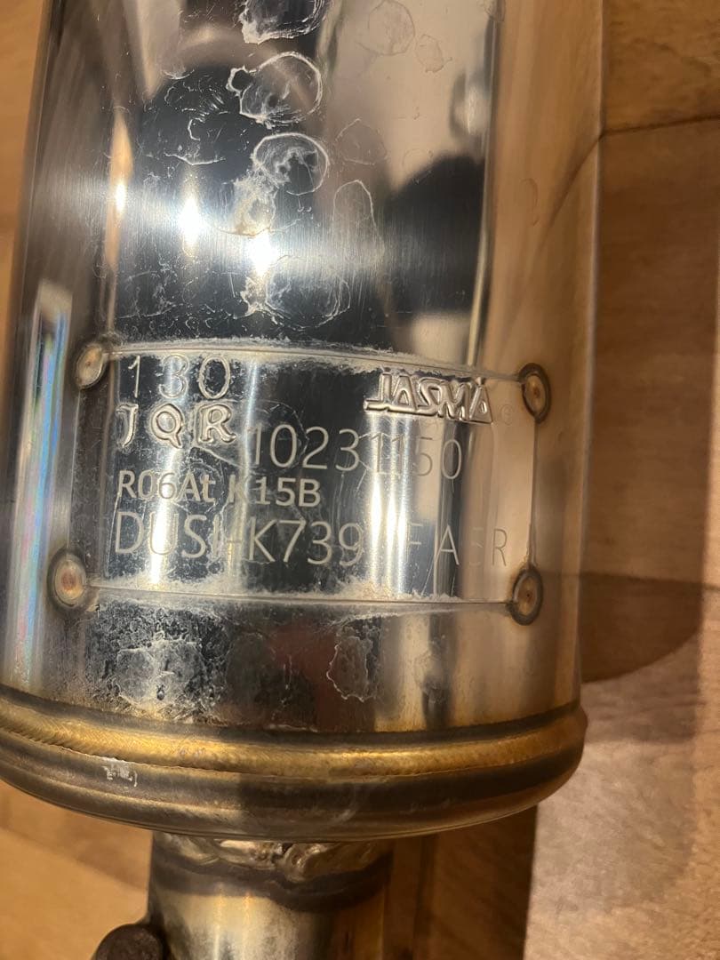 ジムニー　jb64 JASMAステンレス製 シングル出しマフラー