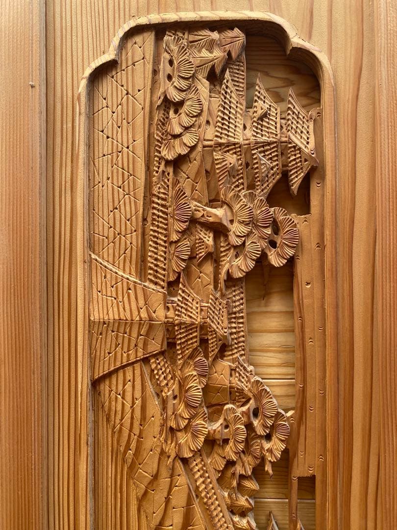 古民家　欄間　2枚セット