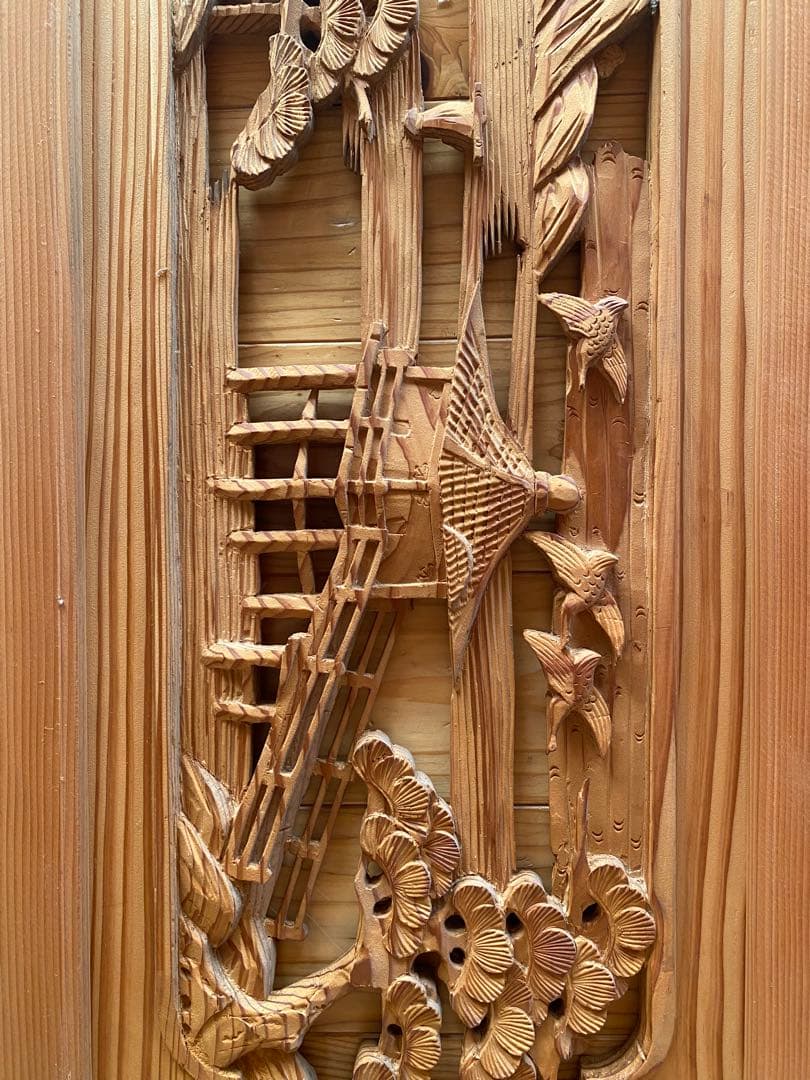 古民家　欄間　2枚セット