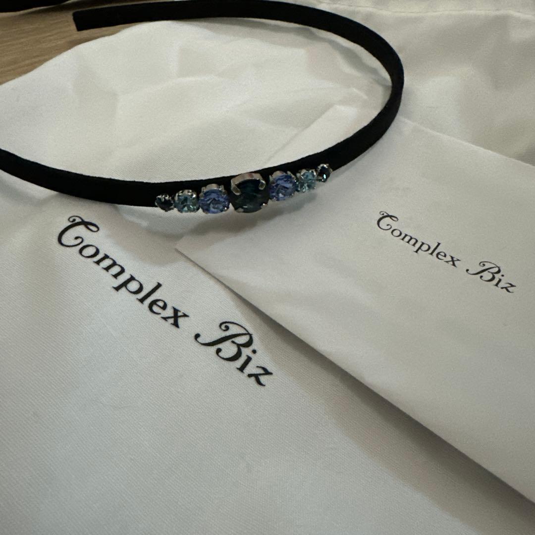 Complex Biz ビジュー付きカチューシャ
