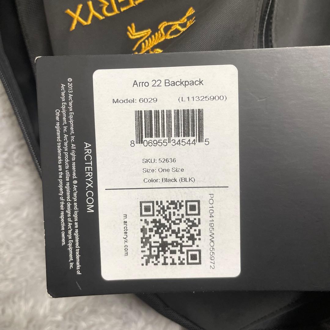 新品✨ 最終値下げ アークテリクス　アロー22 リュック　arro22
