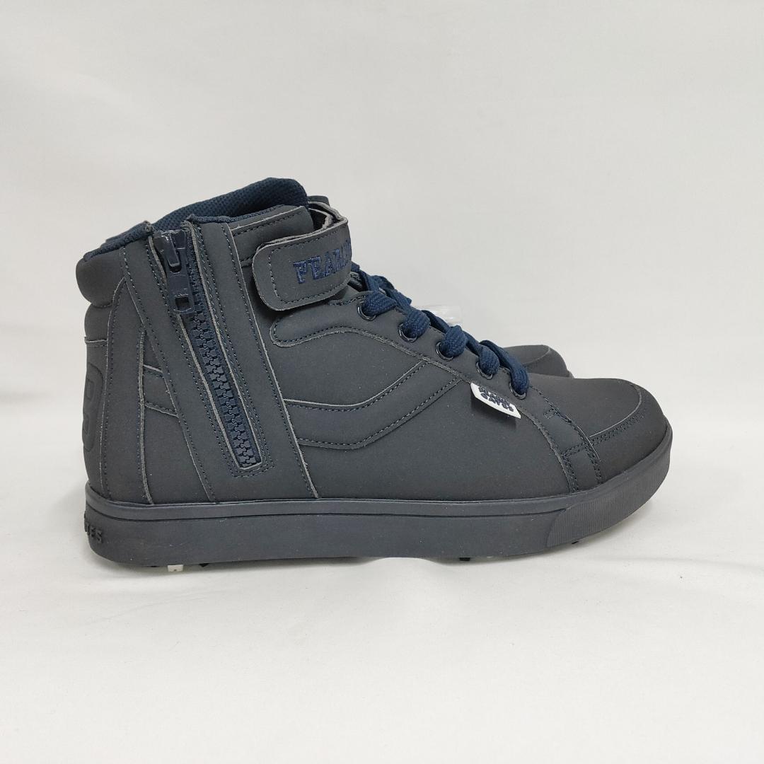 ○★新品 未使用 パーリーゲイツ ミドルカット ゴルフシューズ ネイビー24.5