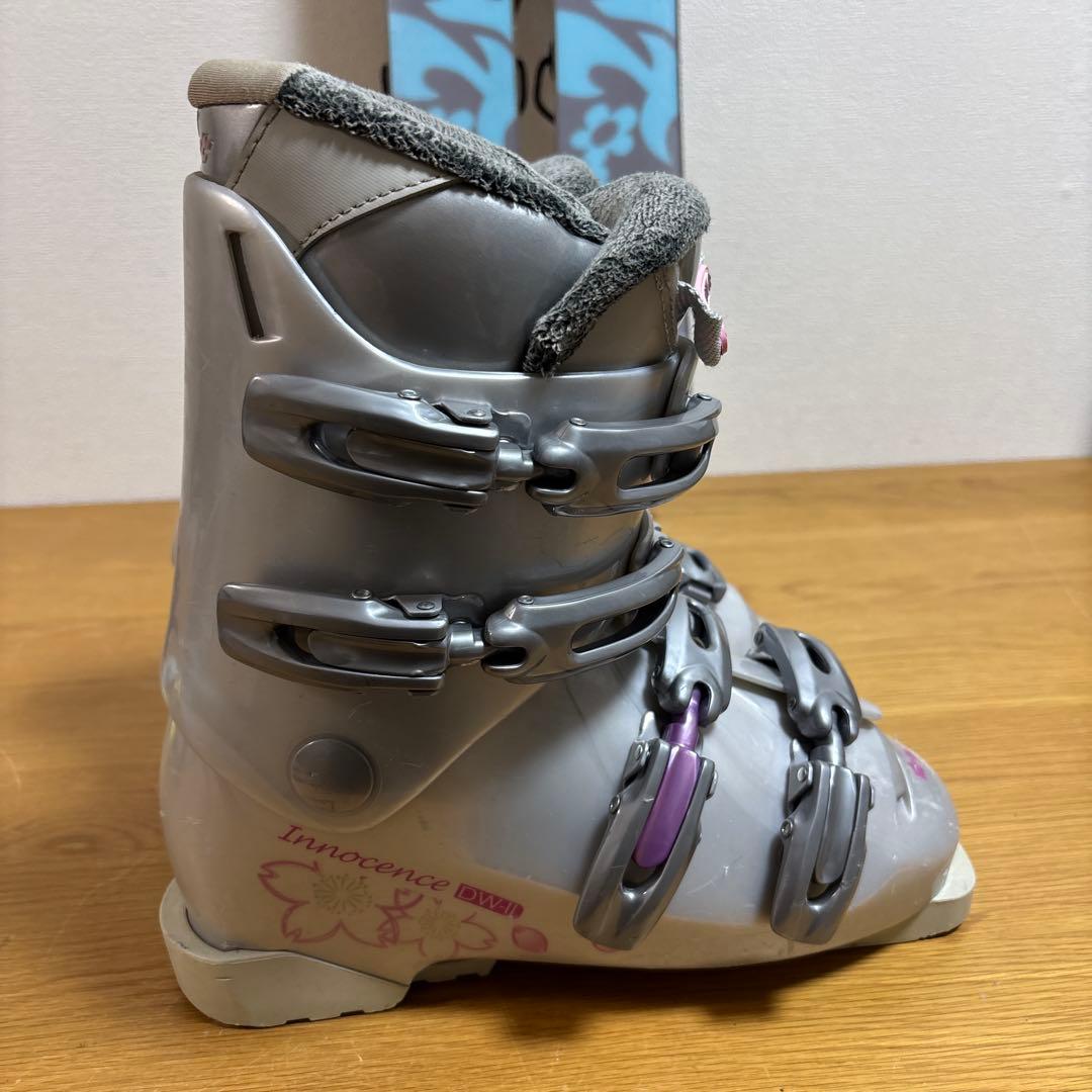 レディースショートスキーセット　ファンスキー　テディベア　24-25cm