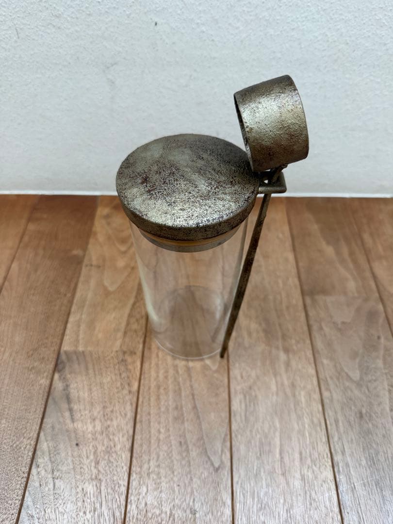 【希少】【蒔地漆 濃錫錆仕上げ】田澤祐介 コーヒキャニスター（Ｌ）＋珈琲杓