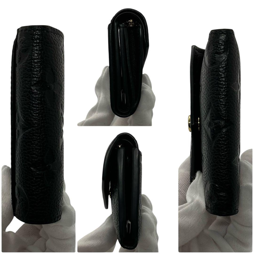 【星】IC ヴィトン財布　モノグラムアンプラント　ポルトフォイユゾエ　ノワール