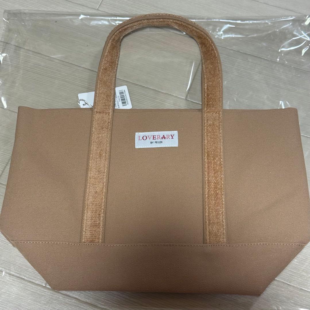 ラブラリーバイフェイラー オールドテディ　ワッペントートバッグ ベージュ L