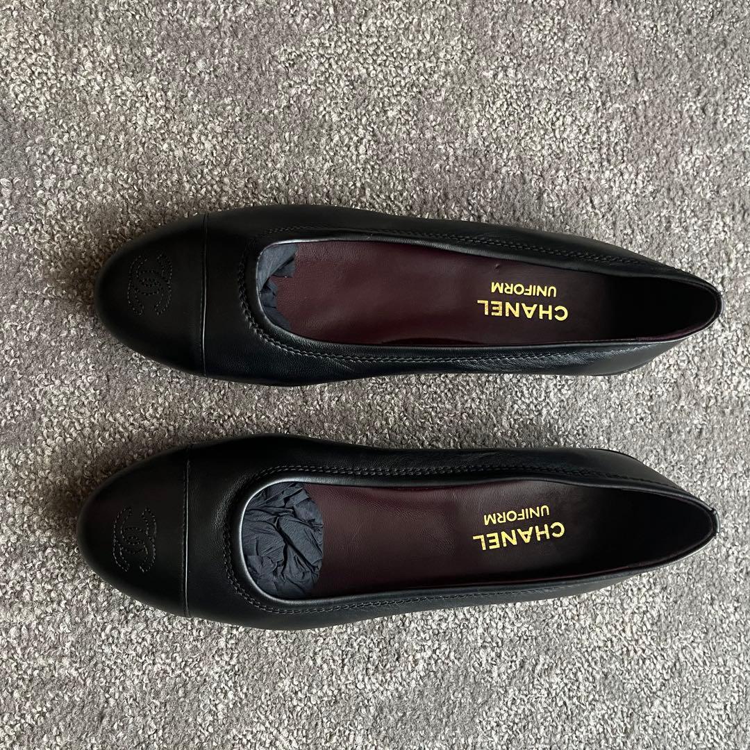 CHANEL シャネル 非売品 26cmパンプス バレエシューズ 靴 ヒール