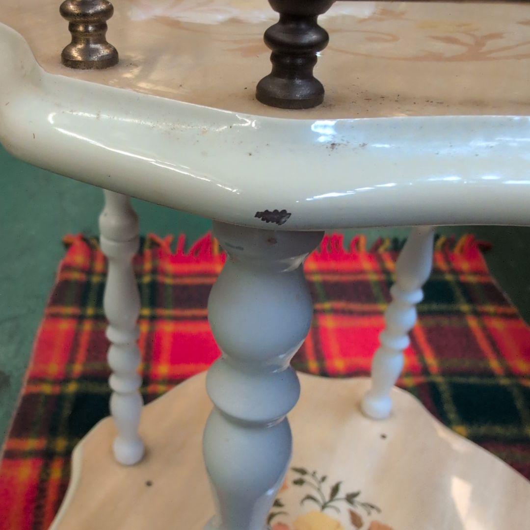 【訳あり】イタリア製 アンティーク ティーワゴン キッチンワゴン