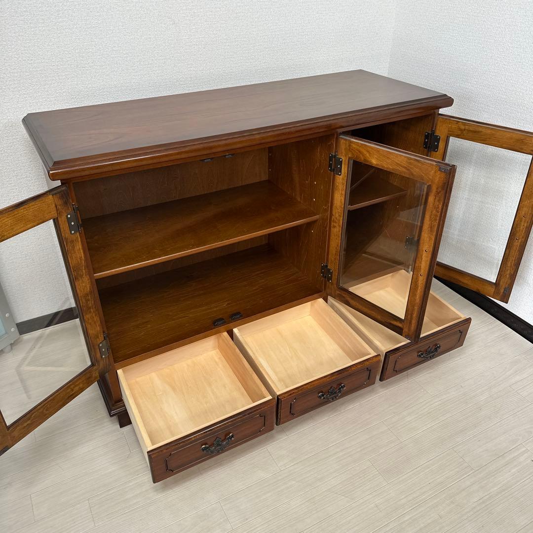 【展示品】カリモク コロニアル サイドボード キャビネット リビングボードi1※