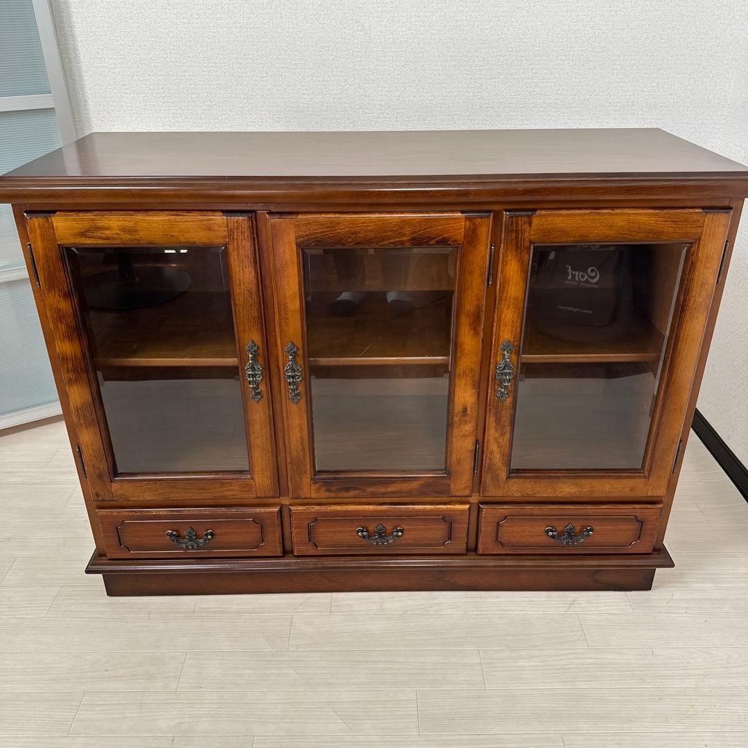 【展示品】カリモク コロニアル サイドボード キャビネット リビングボードi1※