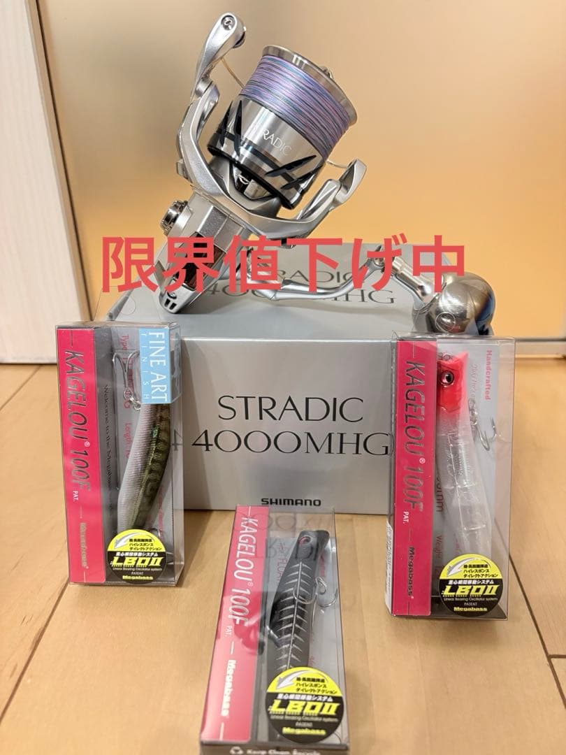 23ストラディック4000MHG 美品 カゲロウ100F 3本セット