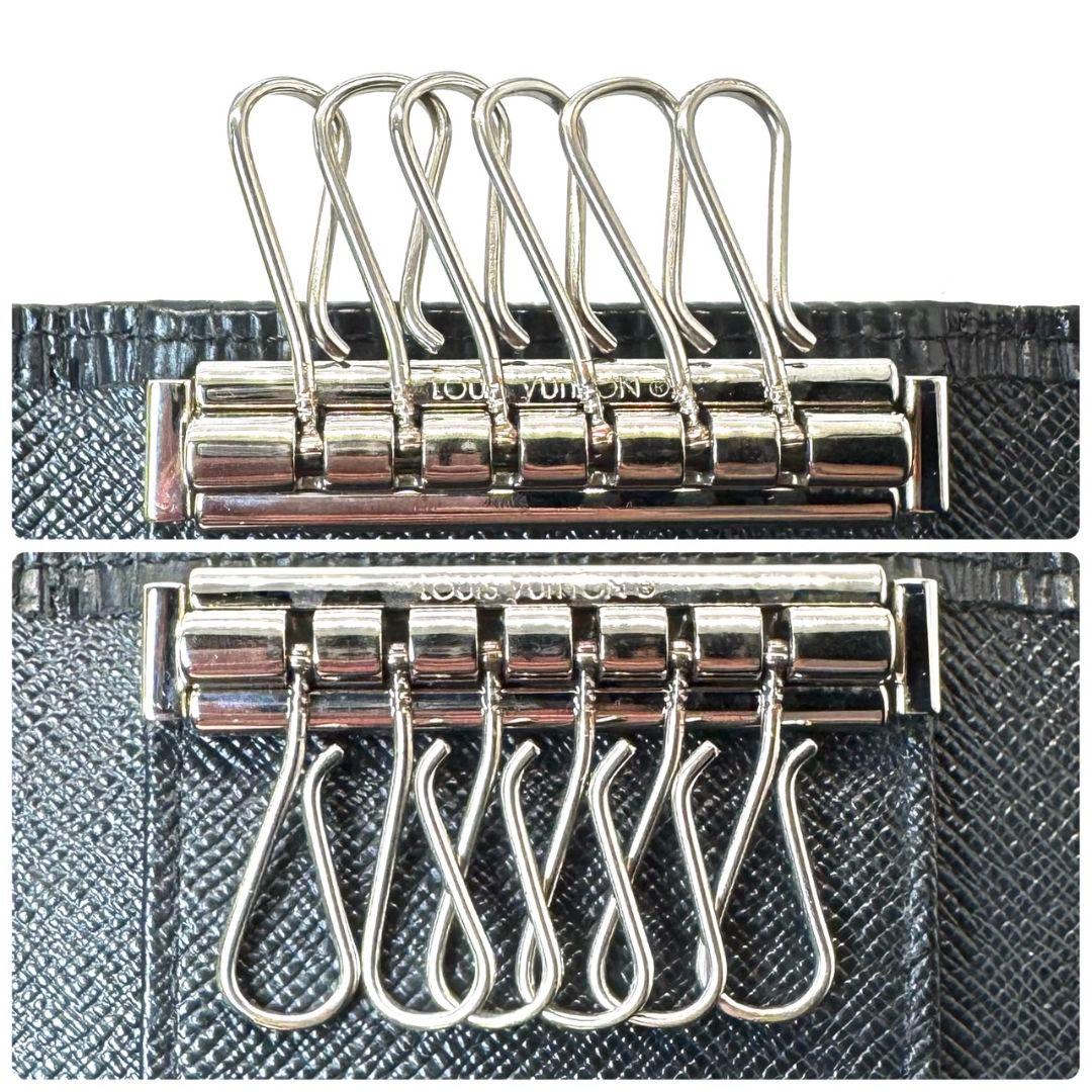 良品 ルイヴィトン エピ ミュルティクレ6 黒 キーケース キーホルダー 鍵