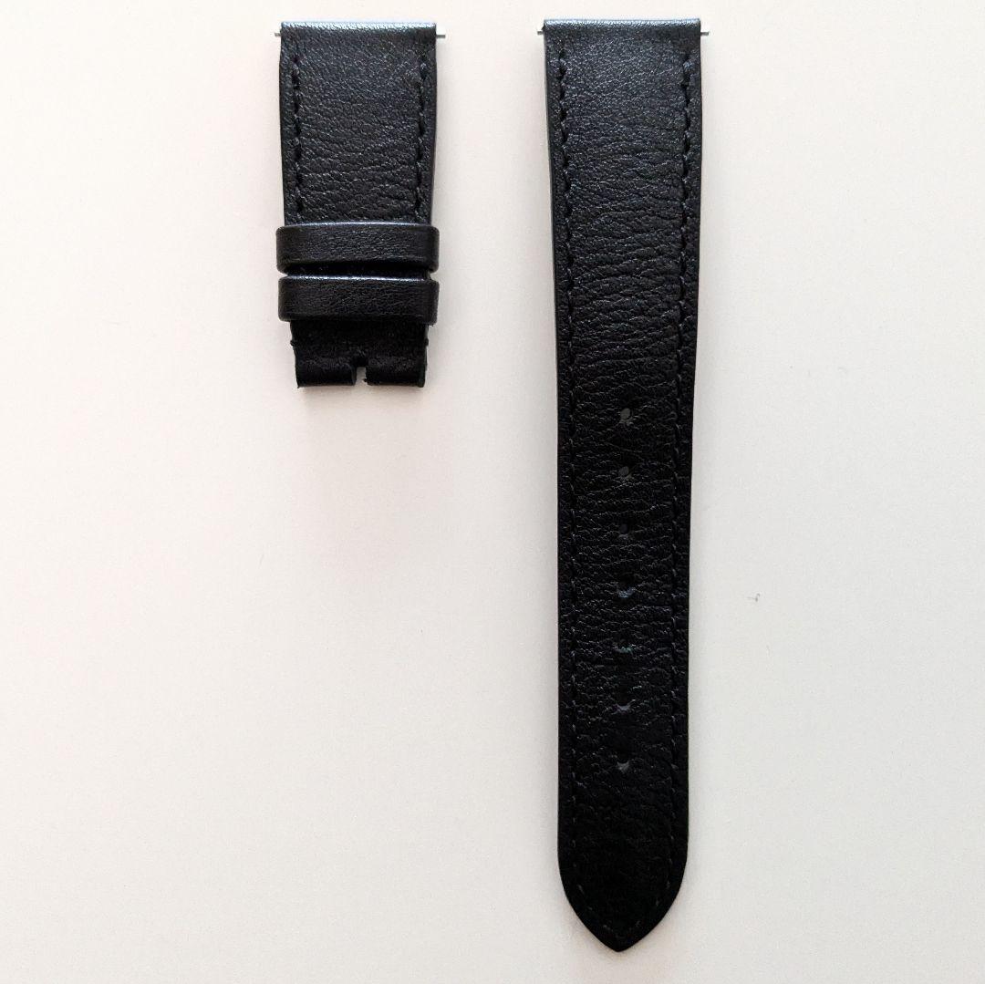 美品 カミーユフォルネ レザー ベルト ヴォーリス ブラック 黒 オーダー
