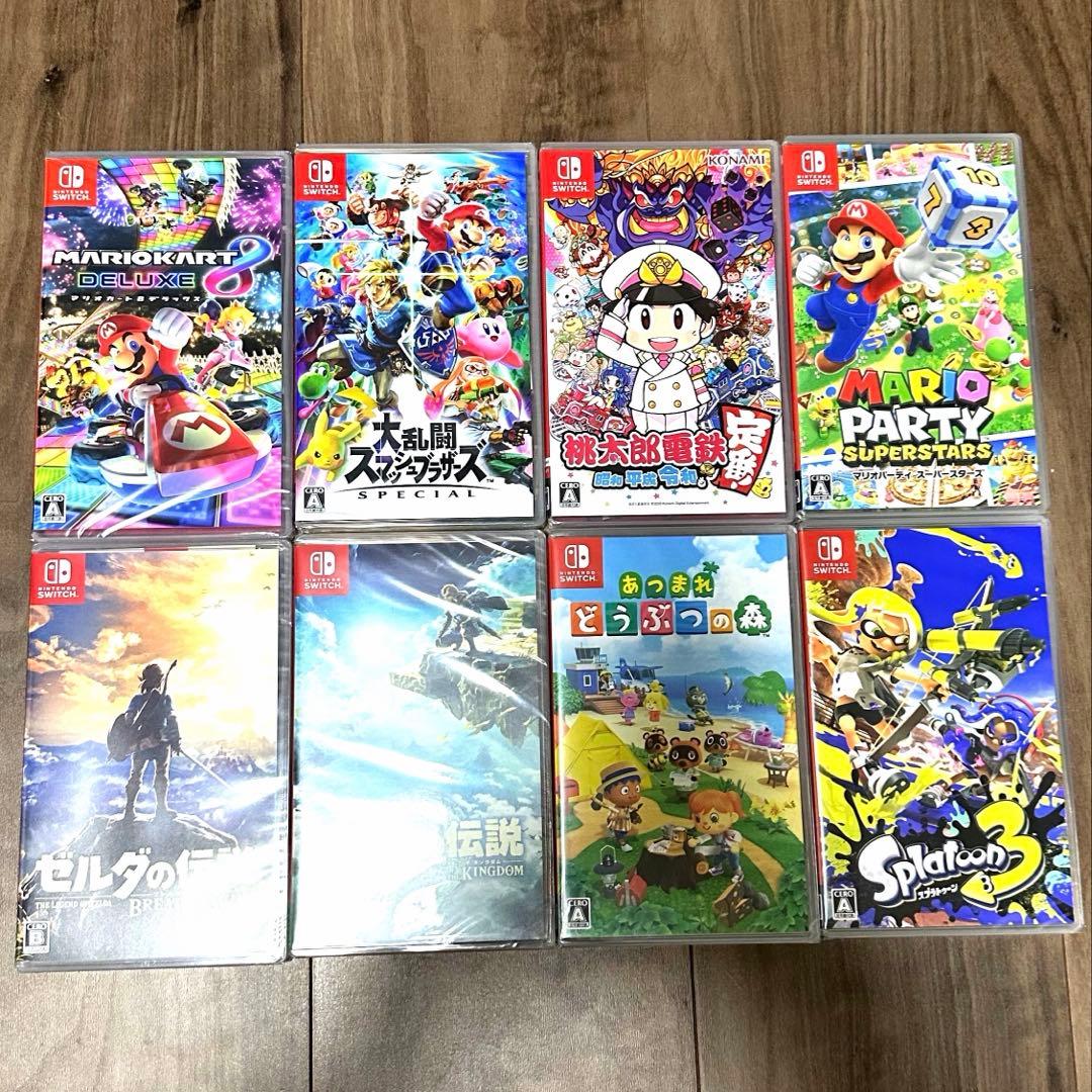 Nintendo Switch ソフト8本　新品未開封
