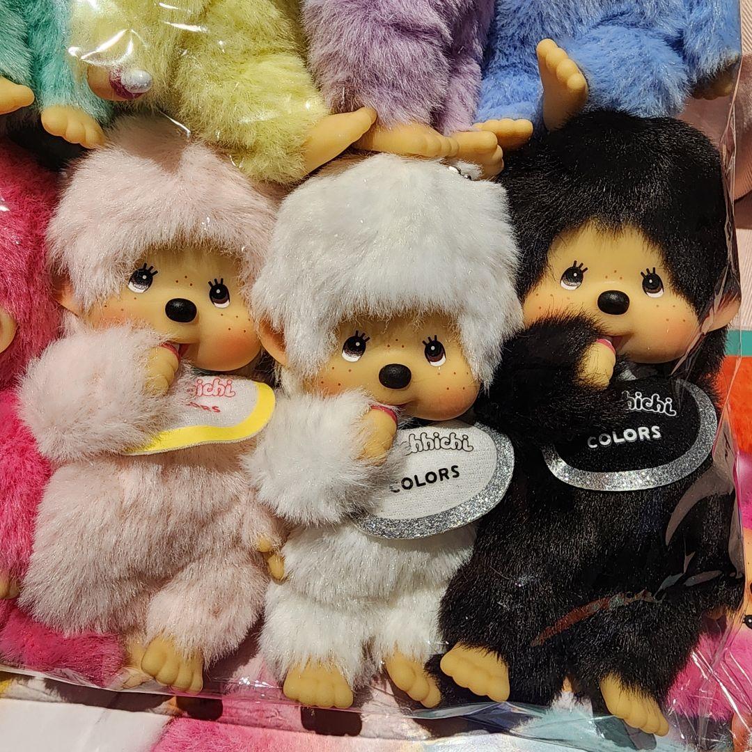 正規品全員可愛いモンチッチCOLORSカラーズキーチェーン８点セットコンプリート