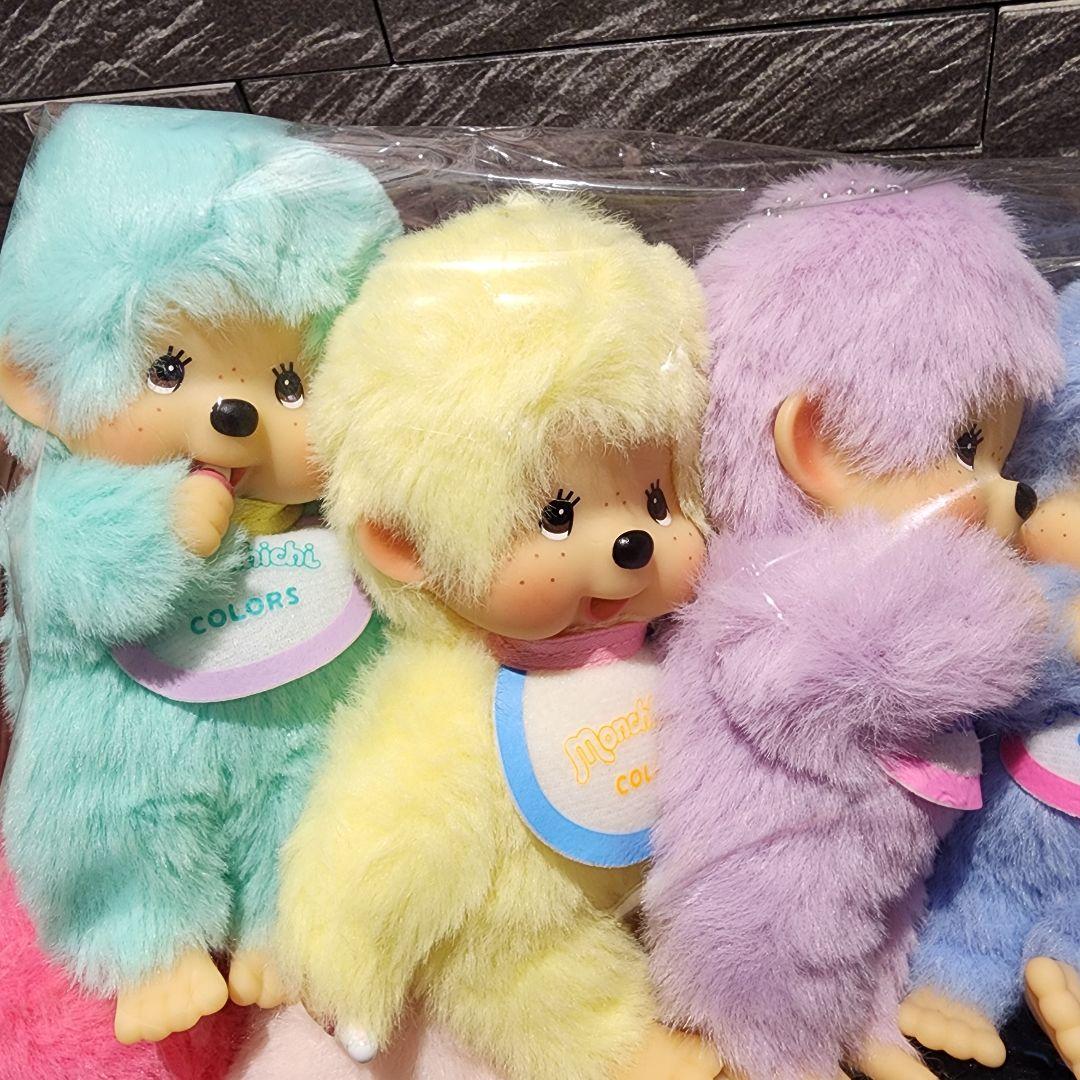 正規品全員可愛いモンチッチCOLORSカラーズキーチェーン８点セットコンプリート