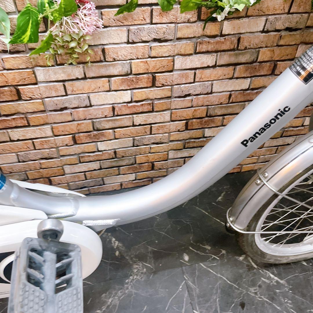 【57】電動自転車 Panasonic ビビ ライト シルバー 20インチ