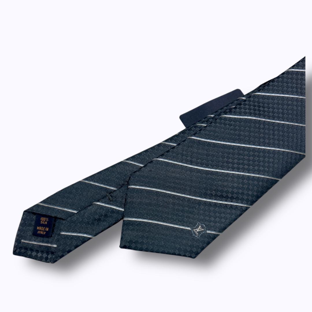 新品 LOUIS VUITTON ルイヴィトン ネクタイ ブラック ダミエ